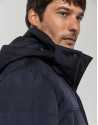 Parka técnica acolchada azul marino