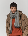 Parka acolchada beige oscuro aspecto algodonero