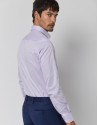 Mauve twill dress shirt