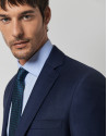 Traje half canvas regular fit estructura panal marino