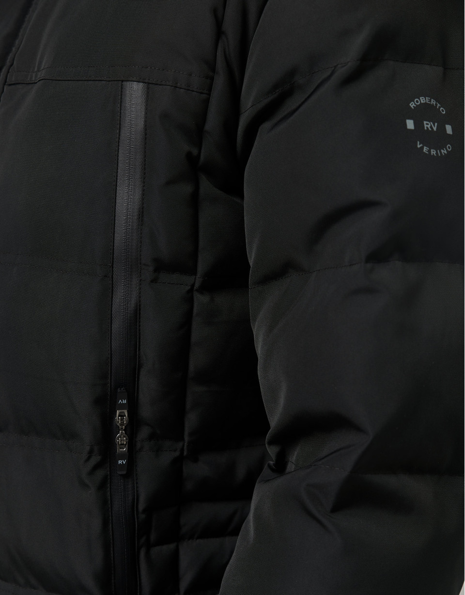 Parka técnica acolchada negra