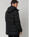 Parka técnica acolchada negra