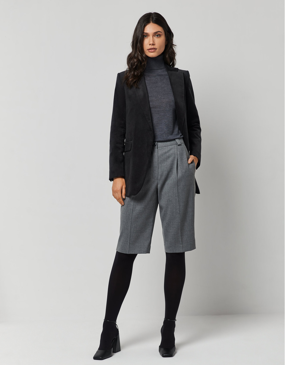 Gray bermuda shorts
