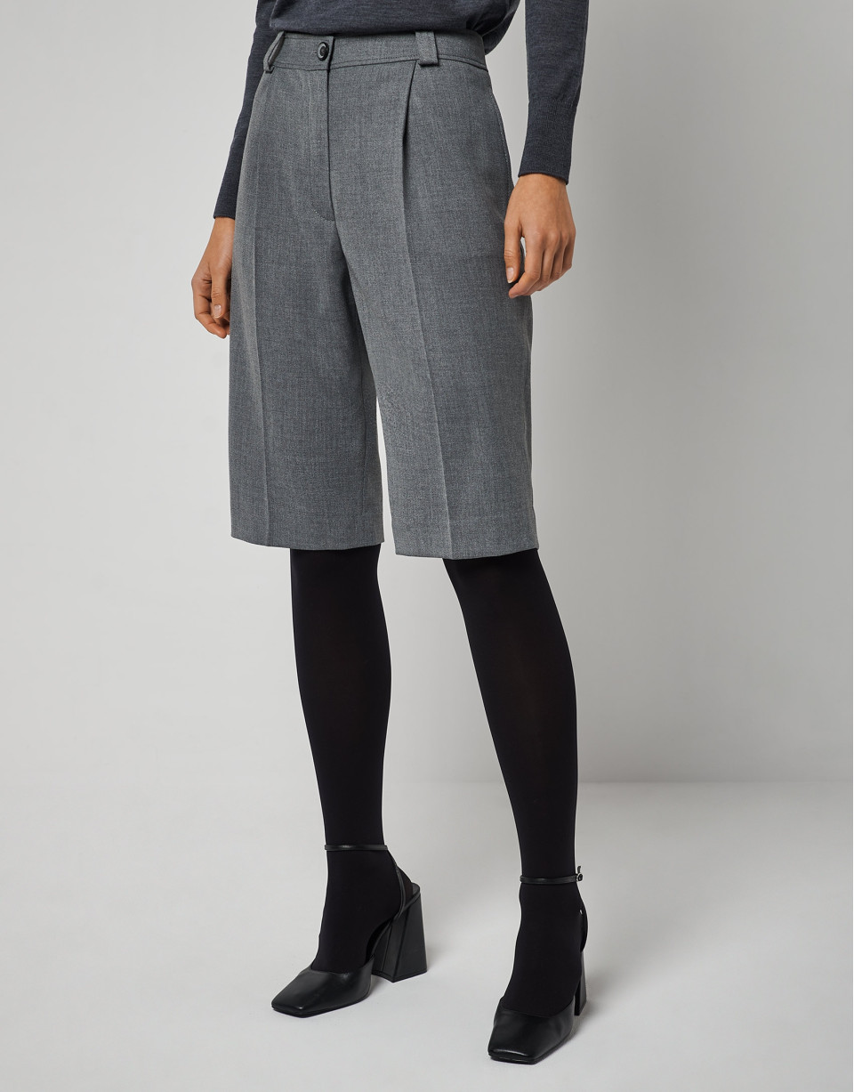 Gray bermuda shorts