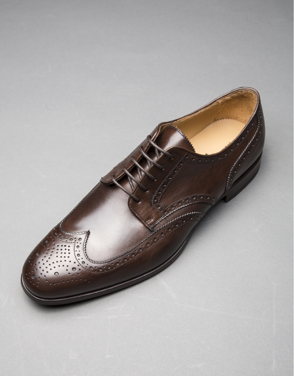 Zapato oxford piel marrón