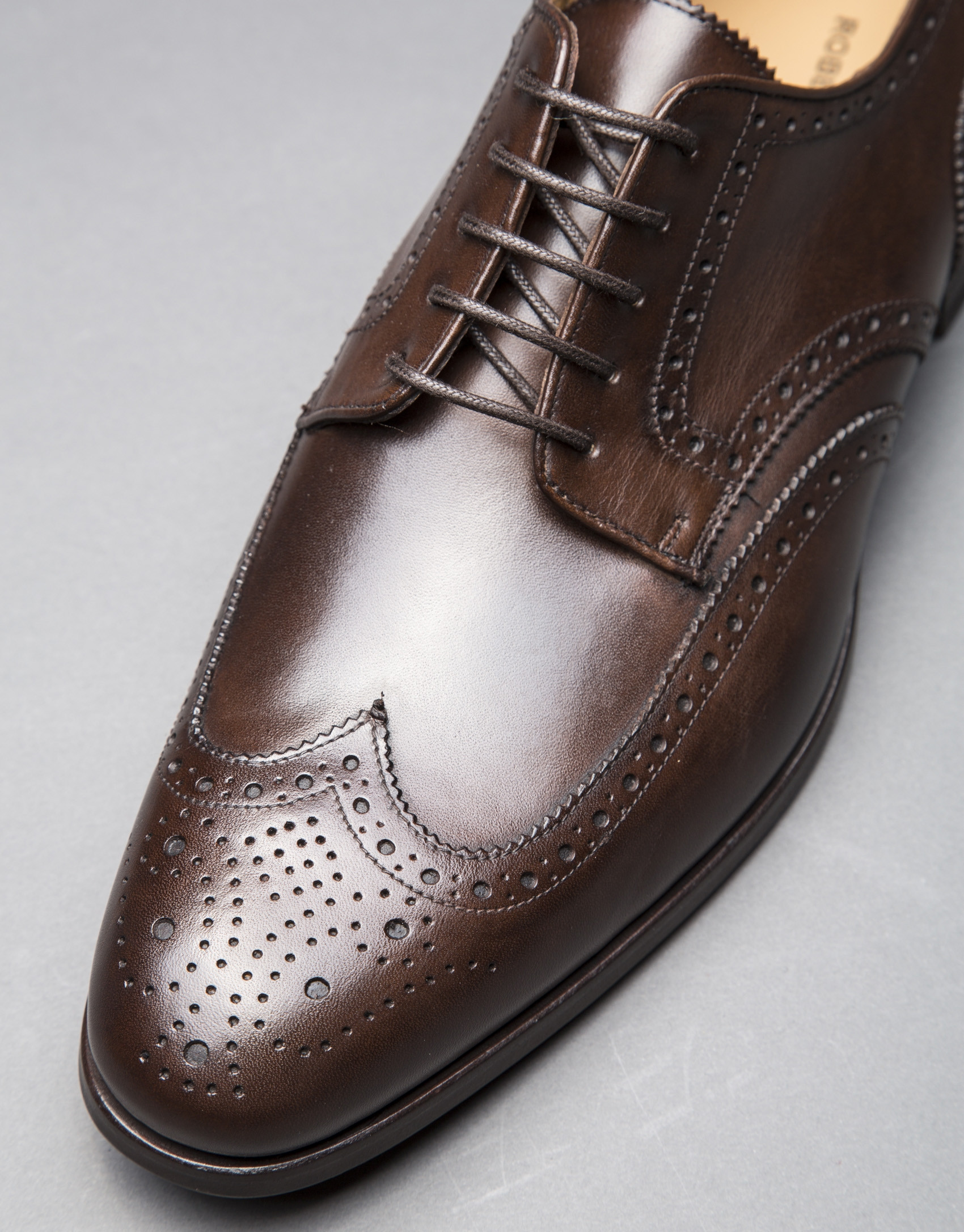 Zapato oxford piel marrón