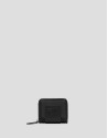 Medium black Dhalia Petal nylon billfold