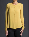 Mustard crew neck shirt 