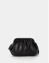 Black leather Ursula handbag - AW2023 | Roberto Verino