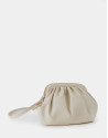 Beige leather Ursula handbag - Woman - SS2024 | Roberto Verino