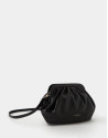 Black leather Ursula handbag - AW2023 | Roberto Verino