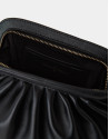 Black leather Ursula handbag - AW2023 | Roberto Verino
