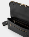 Bolso bandolera Martina Duplo piel negro | Roberto Verino