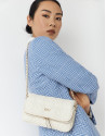 Beige quilted leather Mini Martina Duplo ... | Roberto Verino