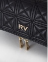 Black quilted leather Mini Martina Duplo ... | Roberto Verino
