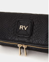 Black Mini Martina snakeskin print bag - Woman | Roberto Verino