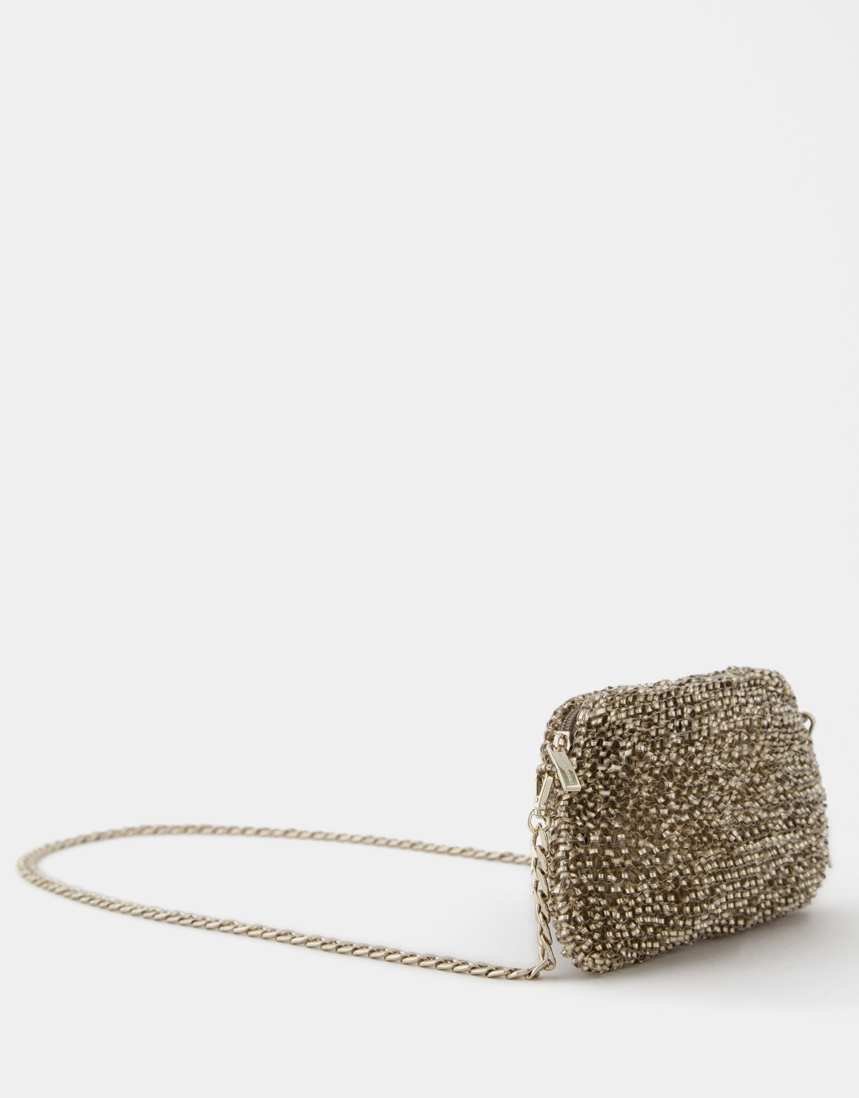Bolso bandolera trenzado dorado Devyn Bag | Roberto Verino
