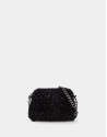 Black hand- braided Devyn shoulder bag - AW2023 | Roberto Verino