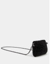 Bolso de mano trenzado negro Devyn Bag - OI2023 | Roberto Verino