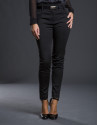 Pantalón negro elástico satén