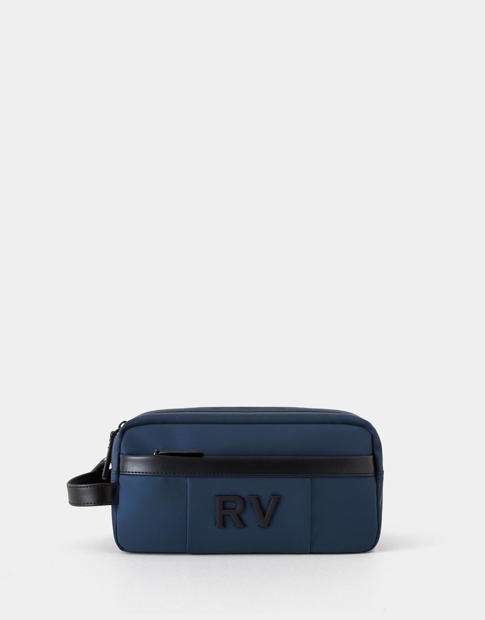 Navy blue zippered men's vanity case - Man | Roberto Verino