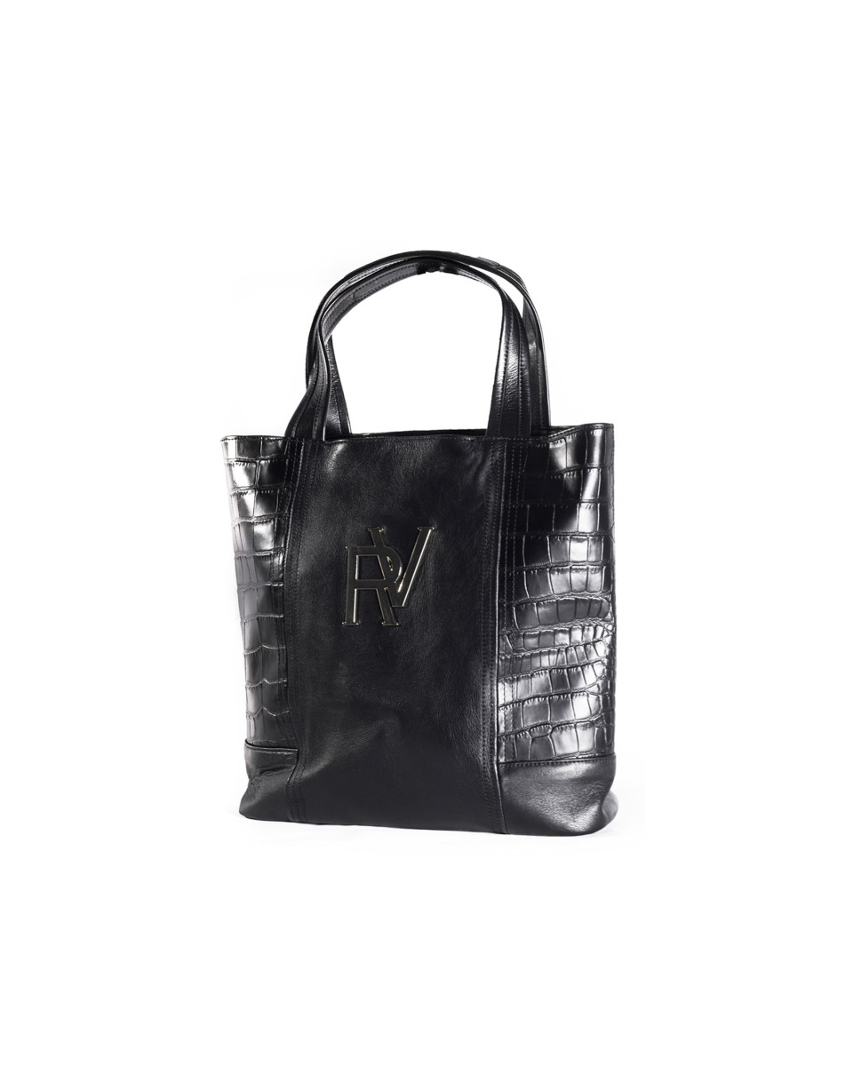 Grey lateral combined shopping bag.