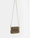 Bolso bandolera trenzado dorado Devyn Bag | Roberto Verino