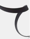 Reversible black and navy blue textured ... | Roberto Verino