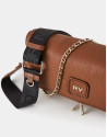 Brown leather Martina Duplo shoulder bag