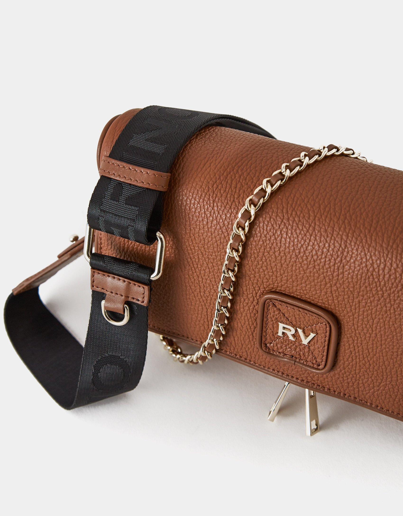 Brown leather Martina Duplo shoulder bag