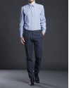 Blue cotton pants