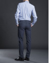 Blue cotton pants
