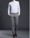 Pantalón sport espiguilla gris