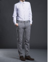 Gray herringbone pants