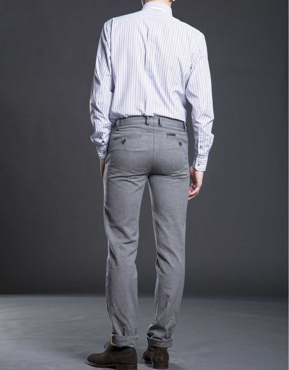 Pantalón sport espiguilla gris