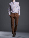 Hazelnut cotton pants