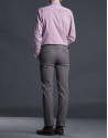 Coffee cotton pants