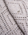 Beige vigoré knit stole
