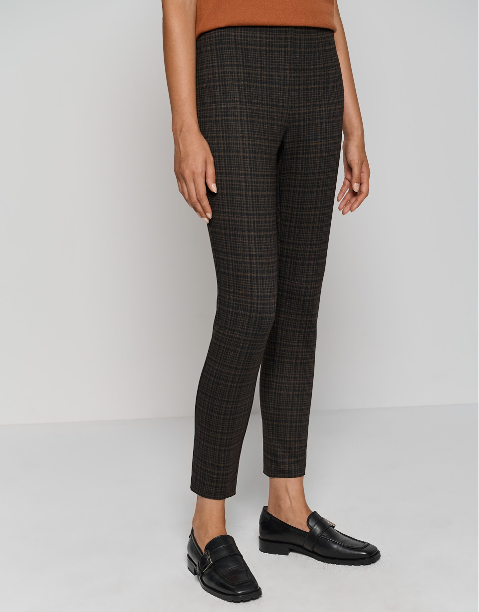 Pantalón legging Príncipe de Gales cámel | Roberto Verino