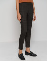 Camel tartan plaid leggings - Woman - AW2023 | Roberto Verino