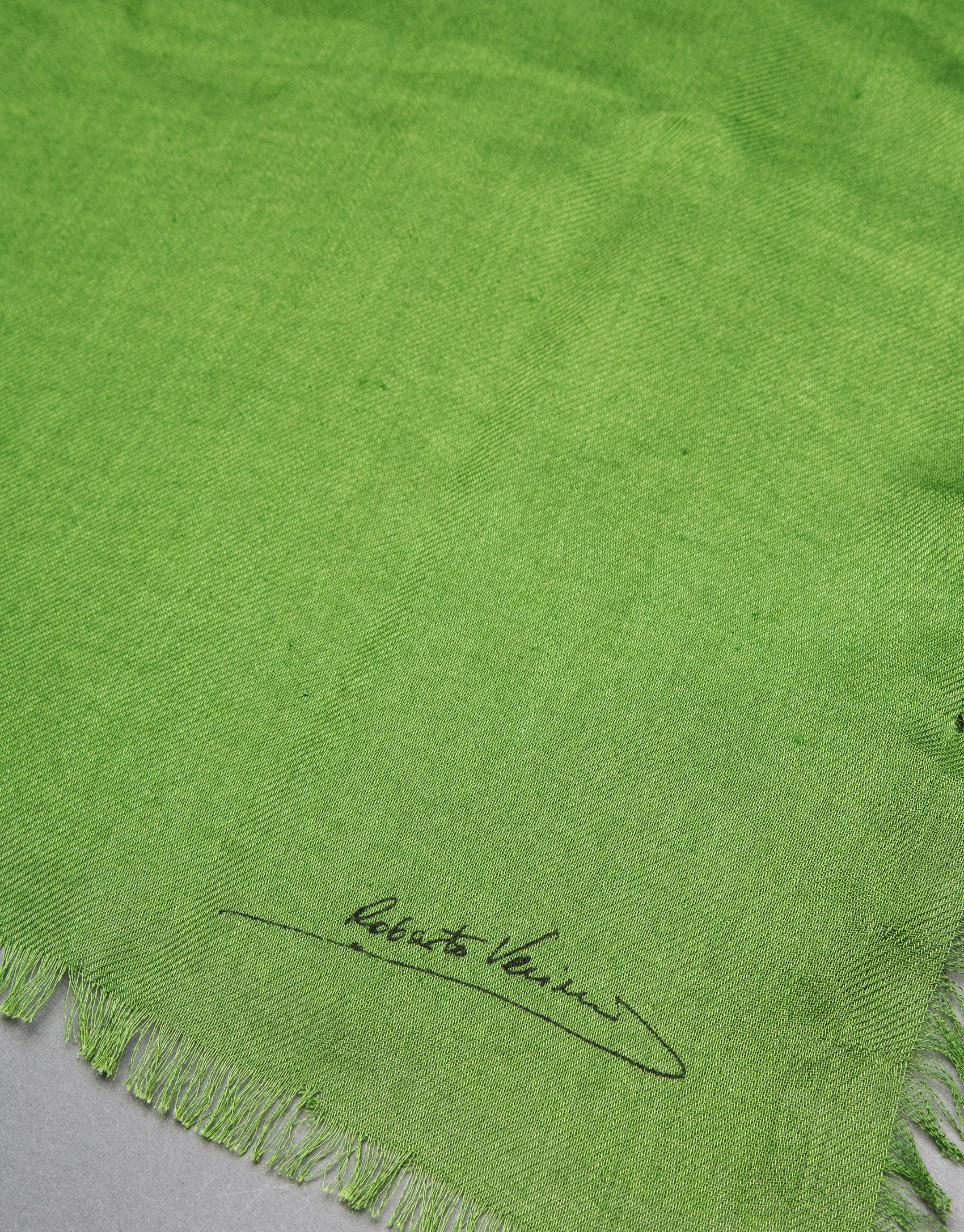 foulard liso verde 