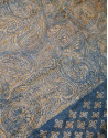 Foulard estampado oro kaki