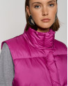 Chaleco acolchado fucsia - Mujer - OI2023 | Roberto Verino