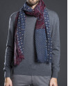 Multi-colored print scarf 