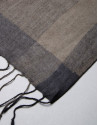 Foulard franjas kaki