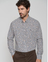 Camisa sport regular estampado flores tonos ... | Roberto Verino