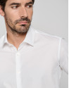 Camisa vestir slim liso blanco - Hombre | Roberto Verino