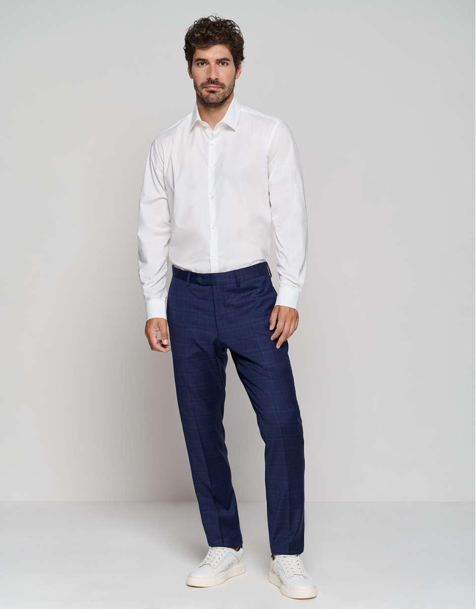 White slim fit dress shirt - Man - AW2023 | Roberto Verino