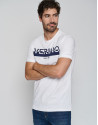 Navy blue top with navy blue logo - Man | Roberto Verino