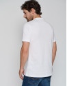 Camiseta blanco con logo marino - Hombre | Roberto Verino